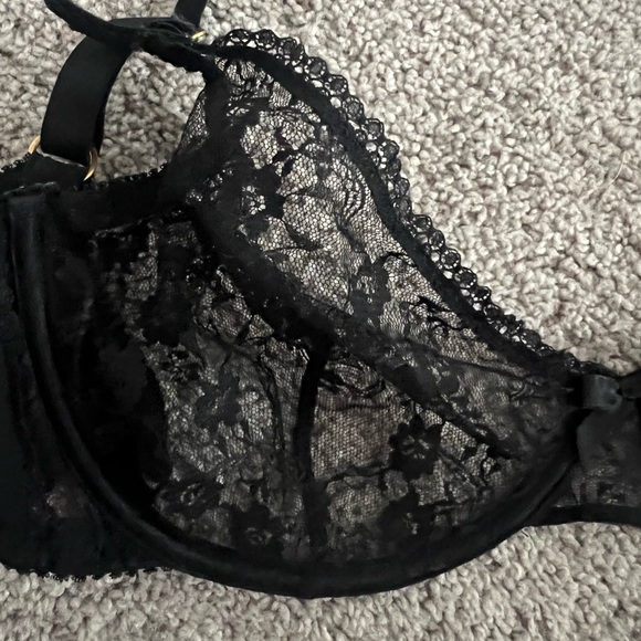 Agent Provocateur 38E Black Lace Bra - Picture 5 of 6